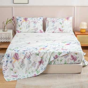 4Piece Floral Bedding Set